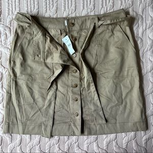 Button Down Skirt from LOFT